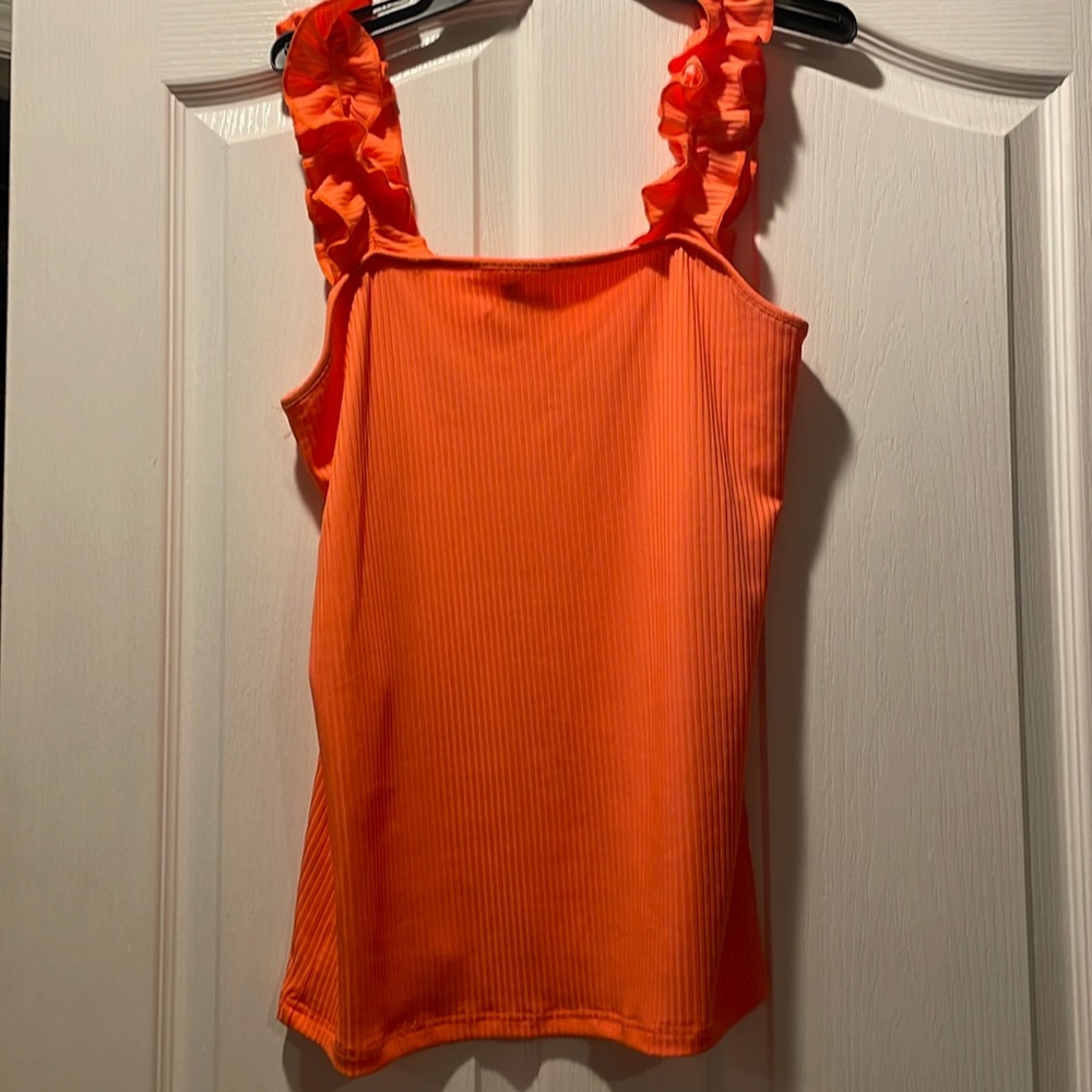 Neon orange tank